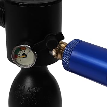 0.5L Oxygen Tank Pump Equipment, Underwater Breath Mini Air Scuba Tank Diving Case Kit, Portable, High-Pressure 0.53qt Air Tank with Pump, for Snorkeling, Swimming, Underwater Exploration