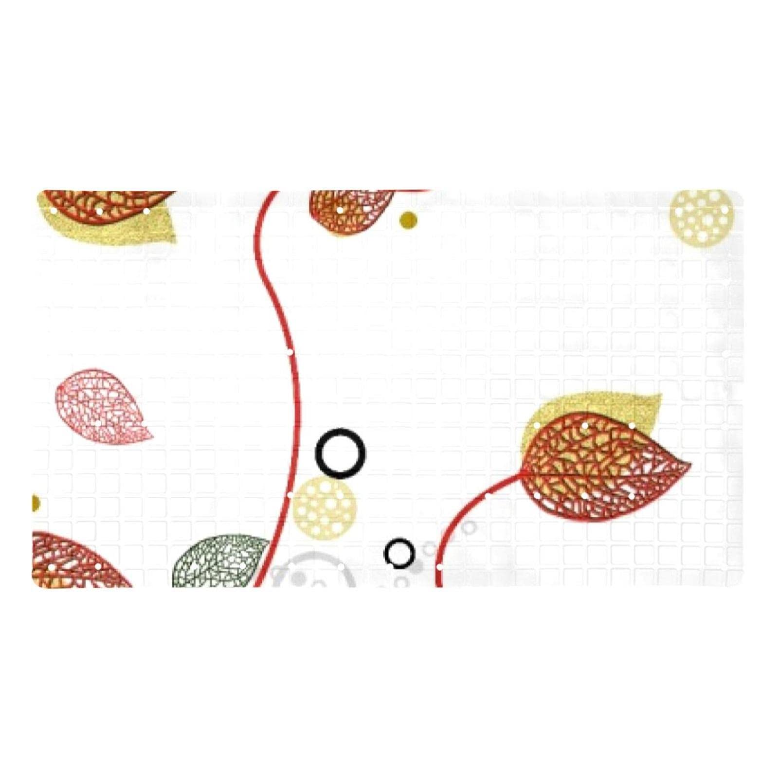 Tapis de bain pour s'asseoir antidérapant avec ventouses - Tapis douche drainant doux