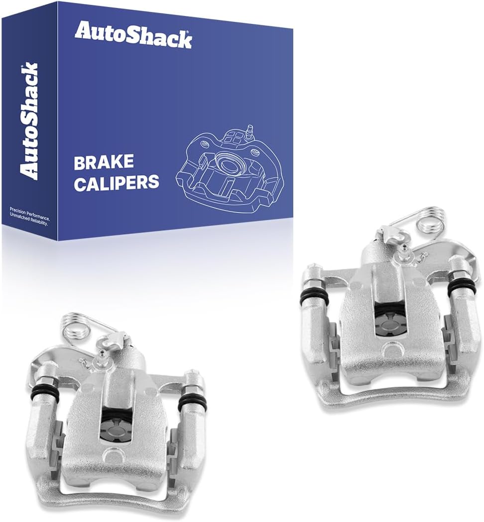 AutoShack Rear Brake Calipers Left & Right Replacement for 2012-2017 Hyundai Accent 2012-2014 Dodge Attitude 2-PC Set