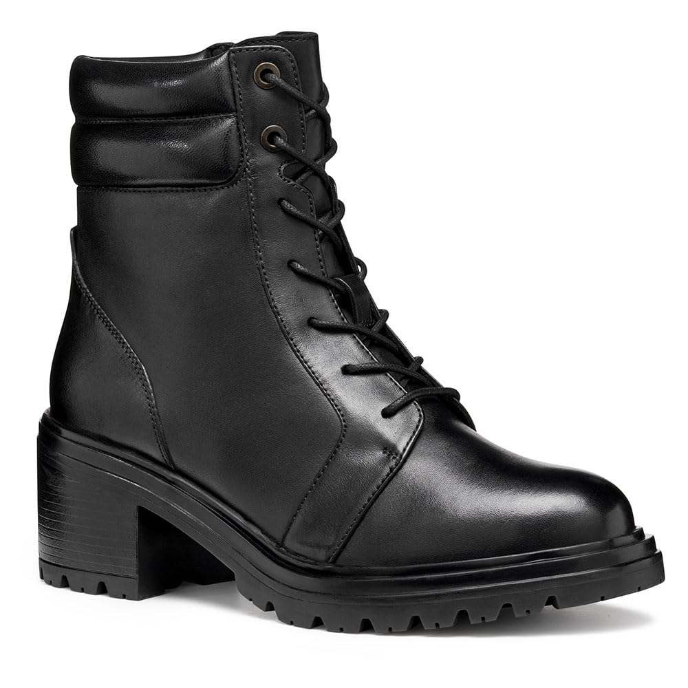 Geox D Damiana, Stivale Alla Caviglia Donna, Nero, 38 Eu-image