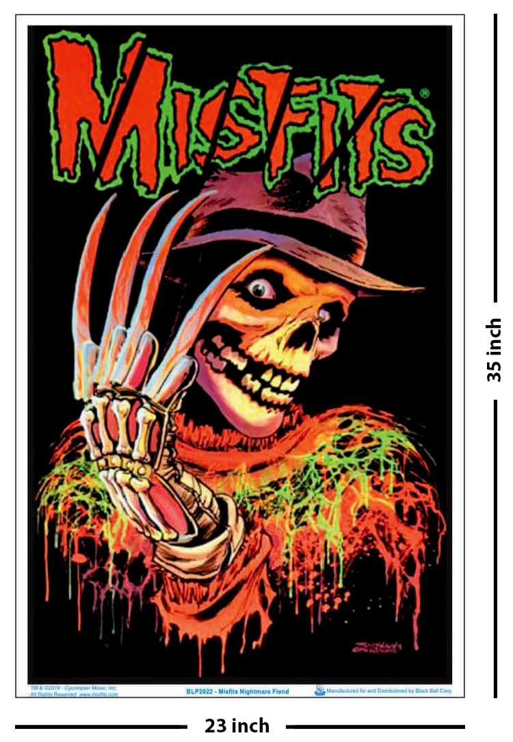 ブラッキー　ポスター Amazon.com: Misfits - Nightmare Fiend - Officially Licensed