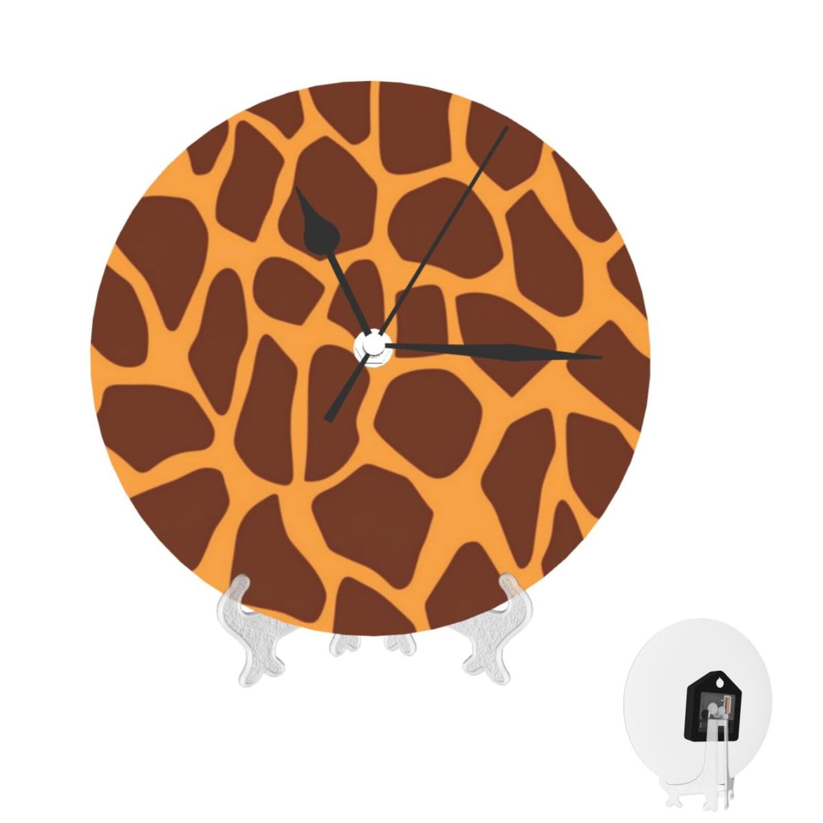 Horloge sans tic-tac girafe pour retrouver le calme et le sommeil dans la chambre