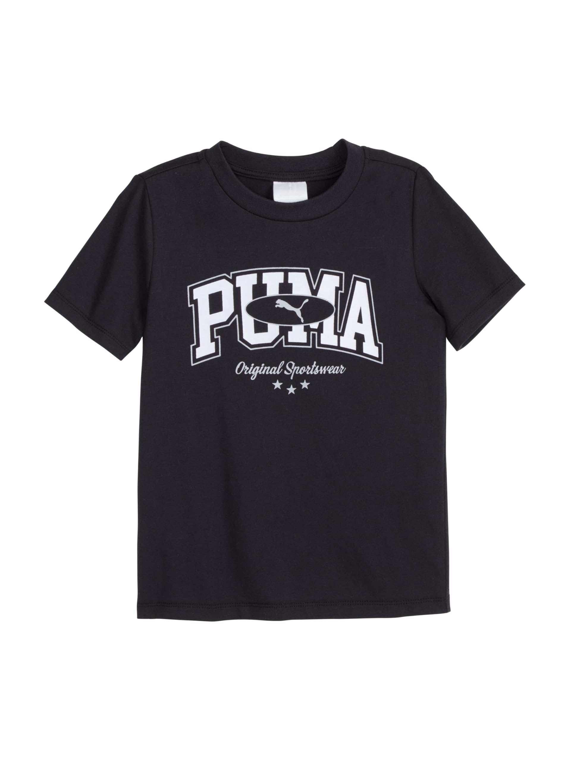 PUMA 3 Piece Set, Short Sleeve Cotton Jersey T-shirts & Matching Tricot Pant Conjunto de ropa Niños (Pack de 3)