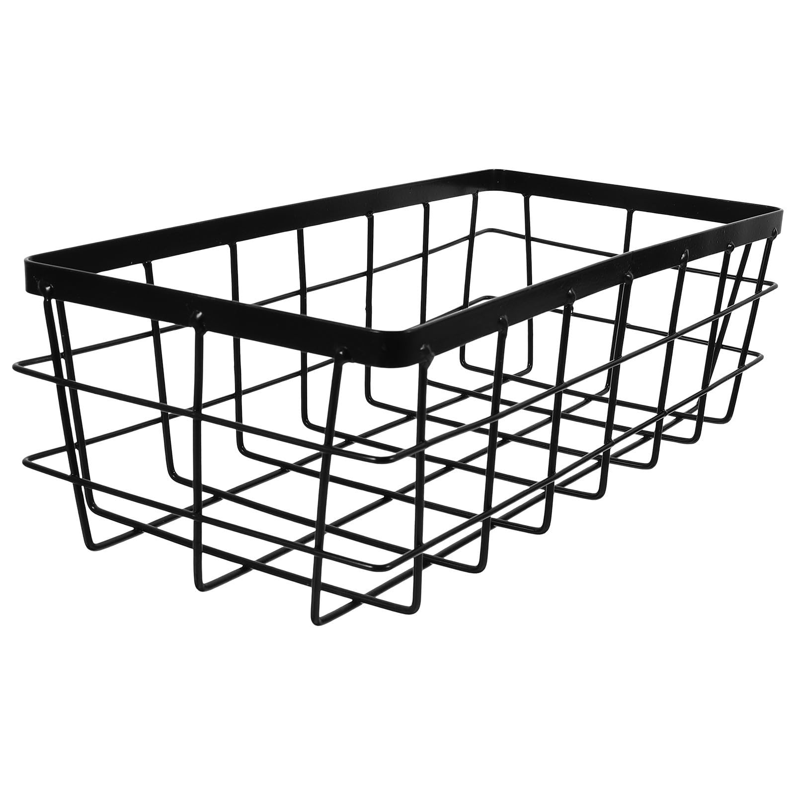 Estante para baño y cocina en hierro negro ideal para organizar botes y especias