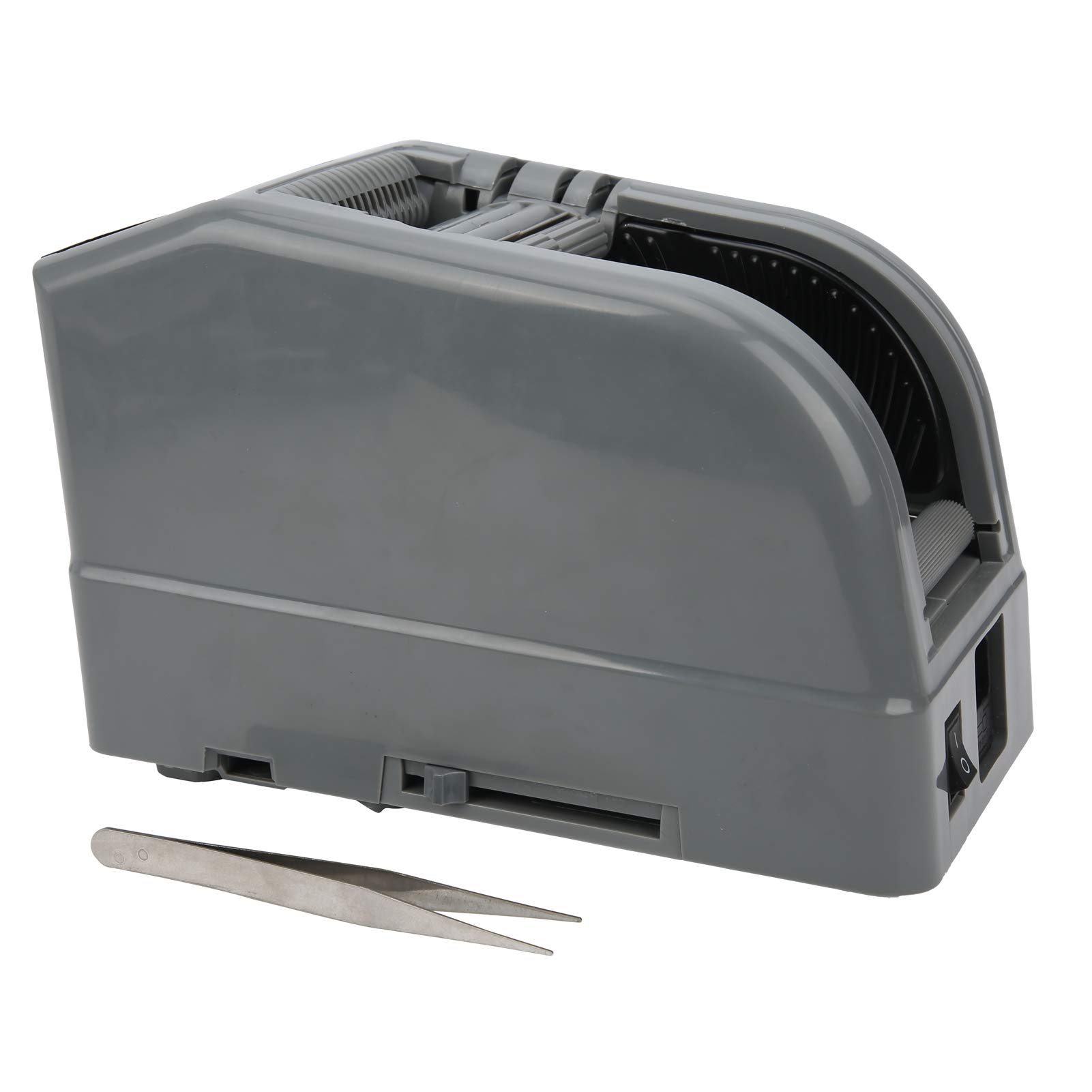 Dispensador de Cinta Eléctrica Máquina de Corte de Adhesivo de Doble Cara Mesa Ajustable Manual/automática JXD-60 Negro 5~999 Mm para Película Protectora Adhesivo de Doble Cara (Enchufe UE 220V CA)