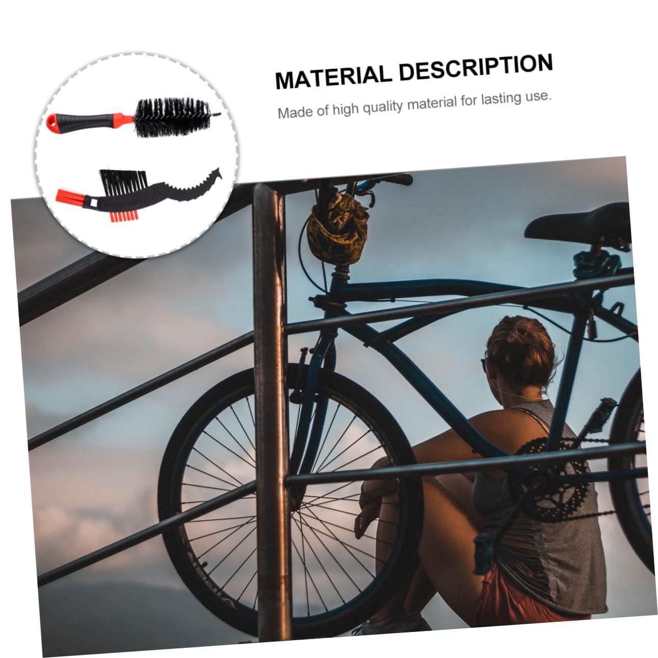Toyvian 3 set Set Di Spazzole Per Pneumatici Spazzola Per Catena Di Bicicletta Pulitore Per Catena Di Bicicletta Spazzola Per La Pulizia Della Di 2 pezzi*3