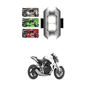 PRIKNIK Drone Strobe Lights Night Warning Lights for Motorcycles, Drones, UTV, Bicycle Compatible with H-onda CB 1000R