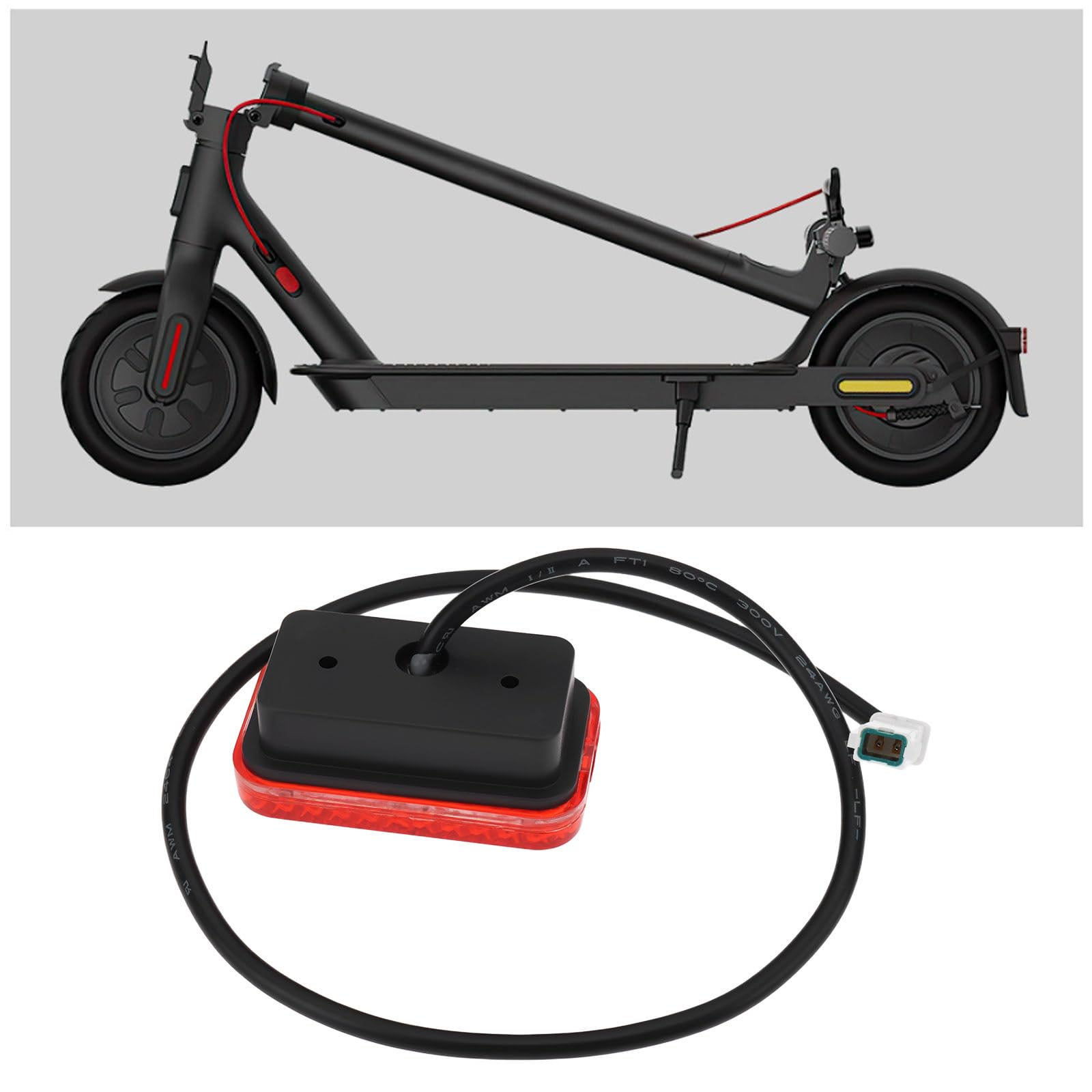 EMSea Tylne światło LED 400 mm kompatybilne z Xiaomi Electric Scooter 3 Lite 51 x 30 x 19 mm