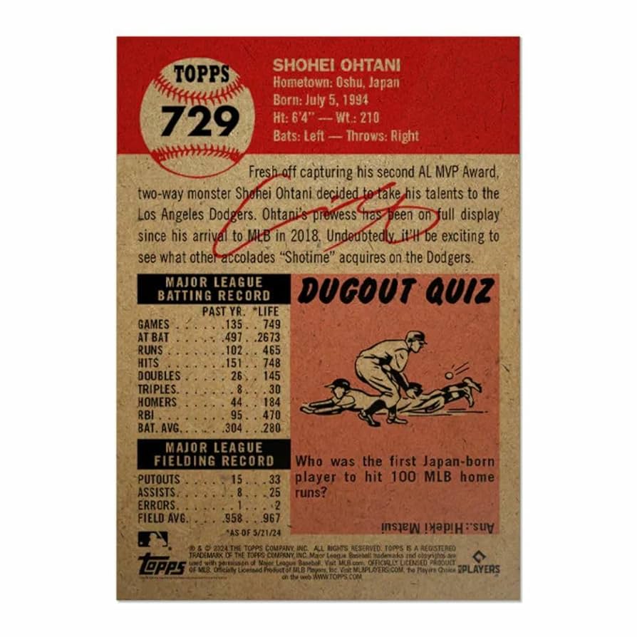Amazon.co.jp: TOPPS LIVING SETドジャース 大谷翔平選手