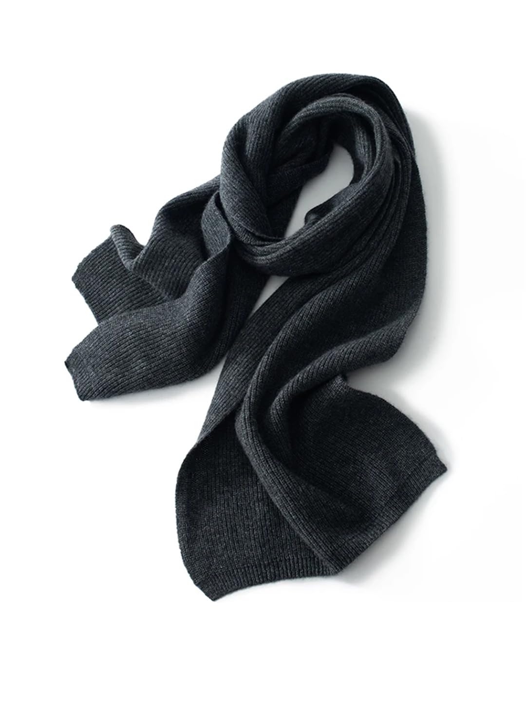 Bufanda unisex de cachemira chal de invierno bufandas de punto de cachemira mujeres hombres cálido color sólido chal