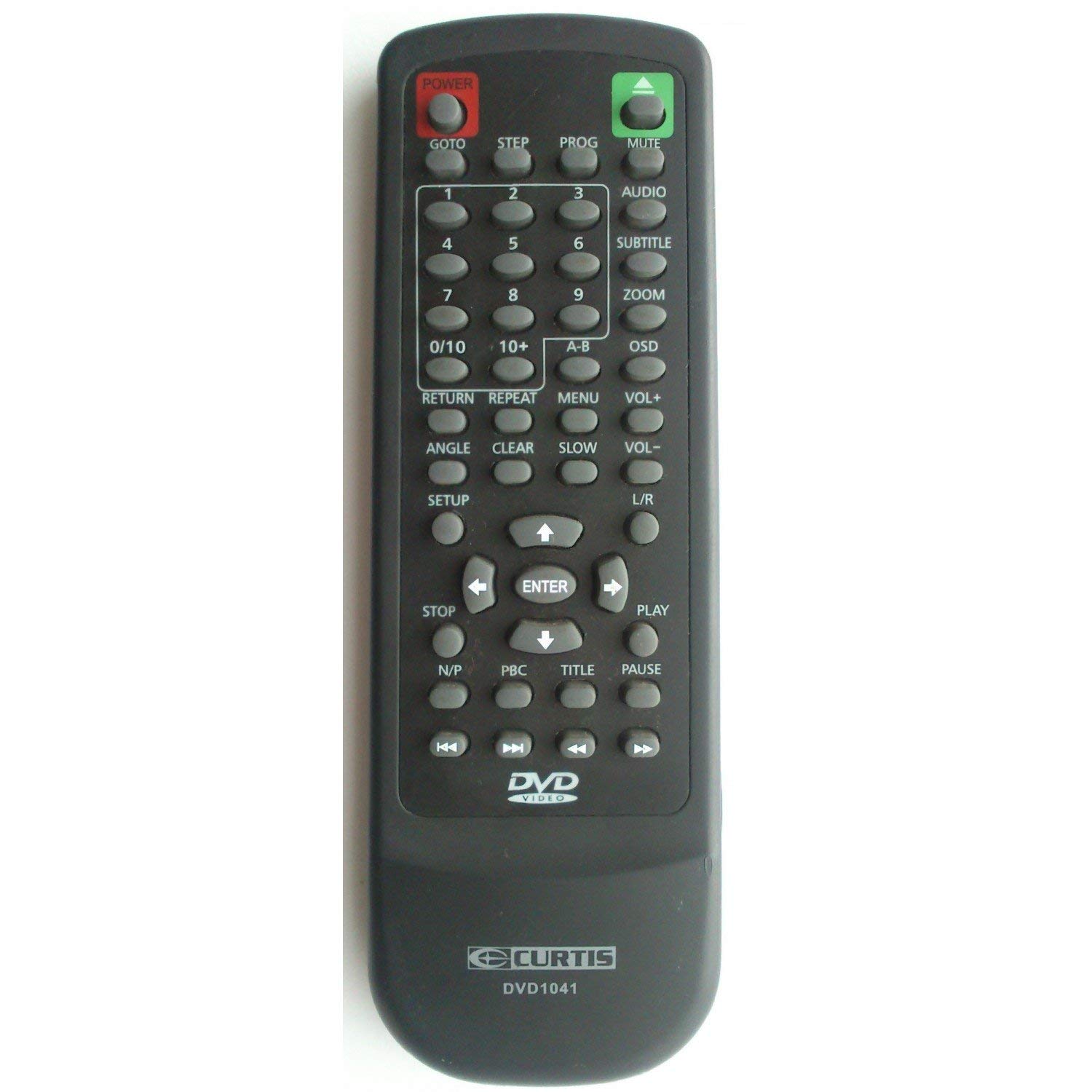 Curtis Model DVD1041 / DVD1098B DVD Player Remote Control