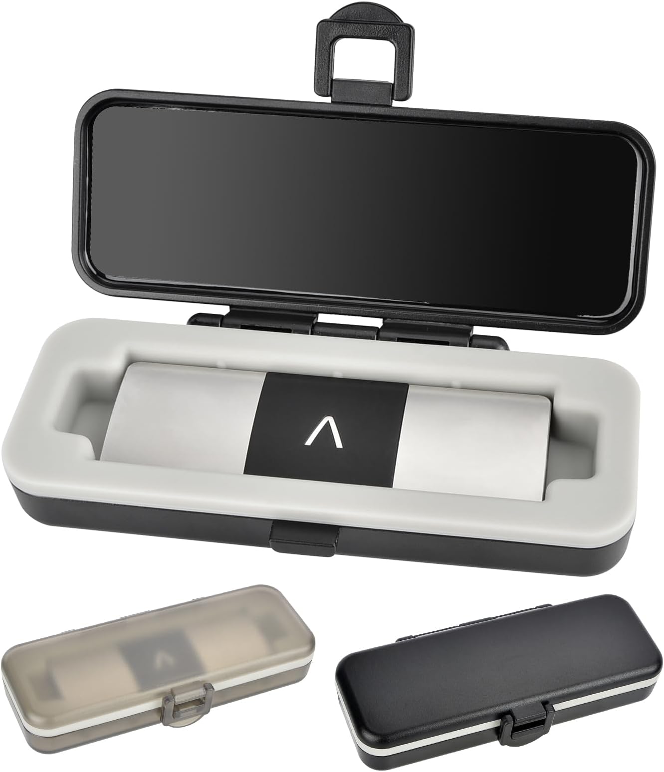 iGuerburn Hard Case for AliveCor KardiaMobile 6-Lead Personal EKG, Heart Rate Monitor Case for Kardia Mobile 6L ECG, Black (NOT for KardiaMobile 1L!)