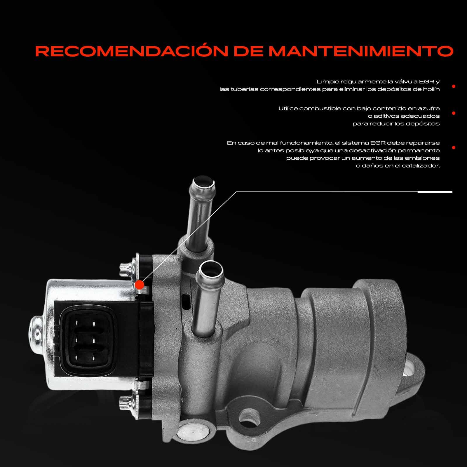 Frankberg Válvula EGR de 6 Polos 2562027090 | Compatible con: Urbanización C.o.r.o.l.l.a E12, A.v.e.n.s.i.s T25, C.o.r.o.l.l.a E12, C.o.r.o.l.l.a Sedán E12