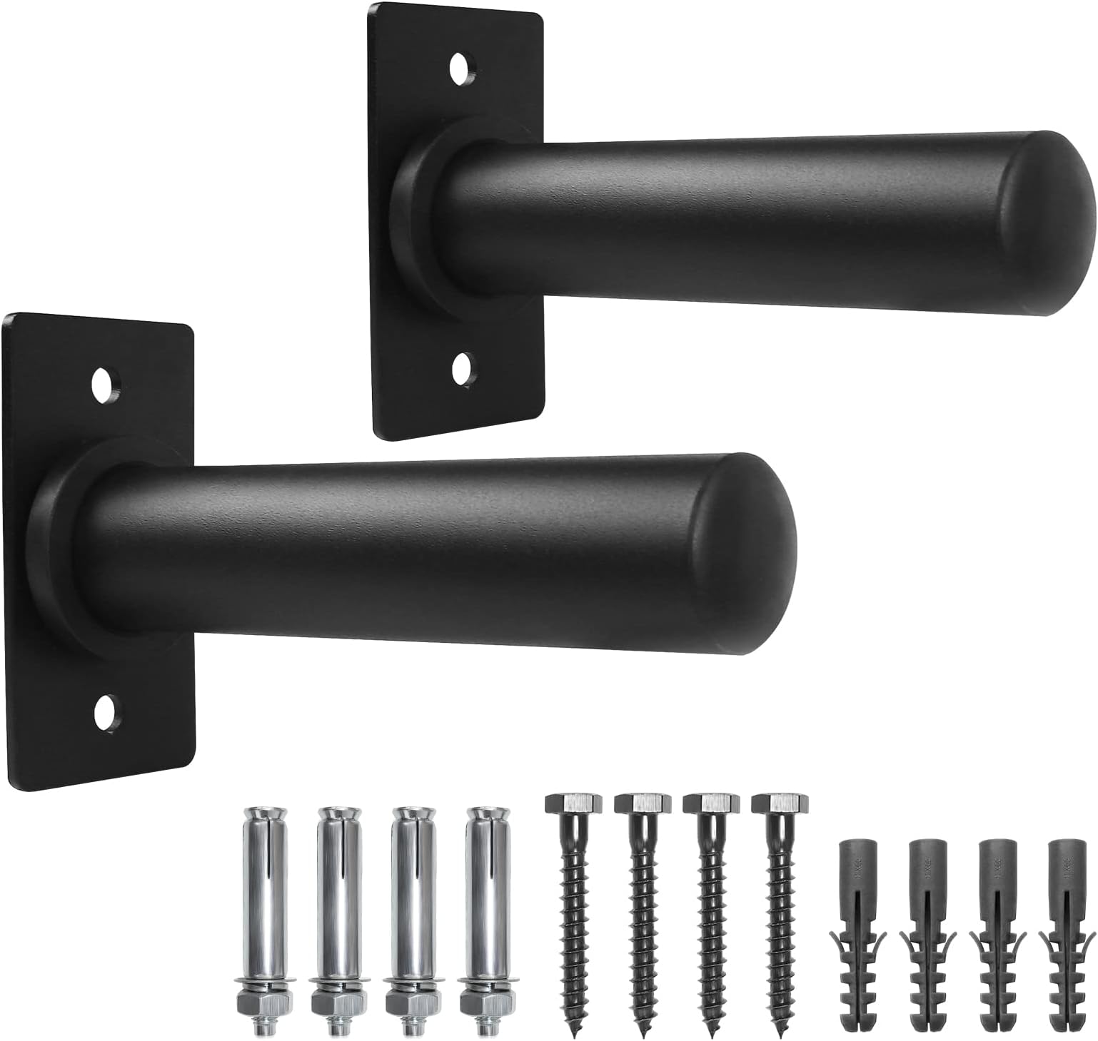 A2ZCARE Wall Mounted Weight Plate Holder โ Fits 2โ Olympic Weight Plate (Single, Pair & Set of 4)
