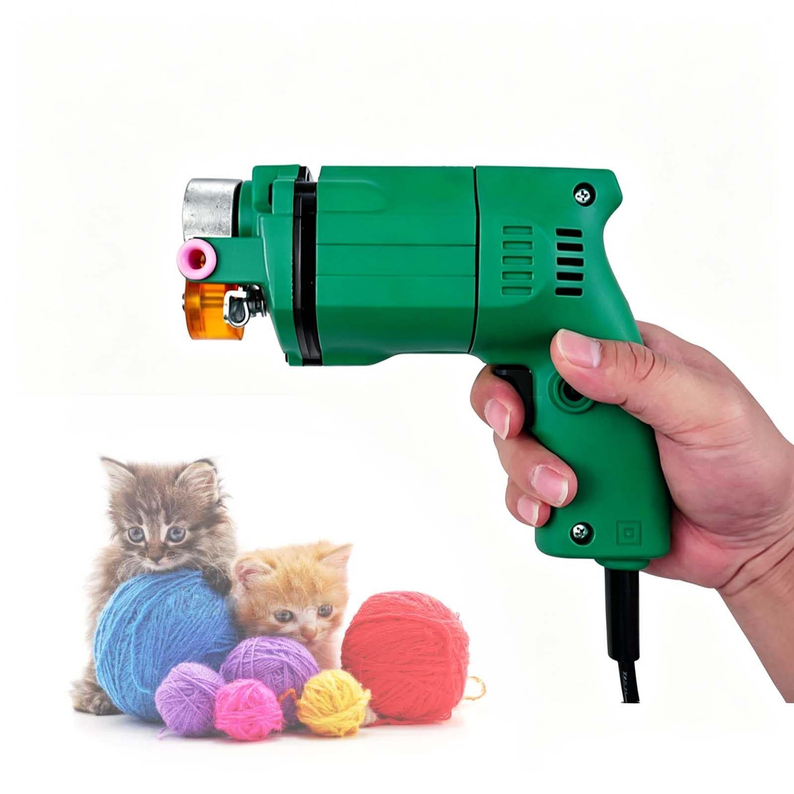 SICWEDIM Anti-Jam Tufting Yarn Guide Machine, Uniform Feed Yarn Twisting Tool, Lightweight 1.3kg Yarn Combiner for Beginner Crafter