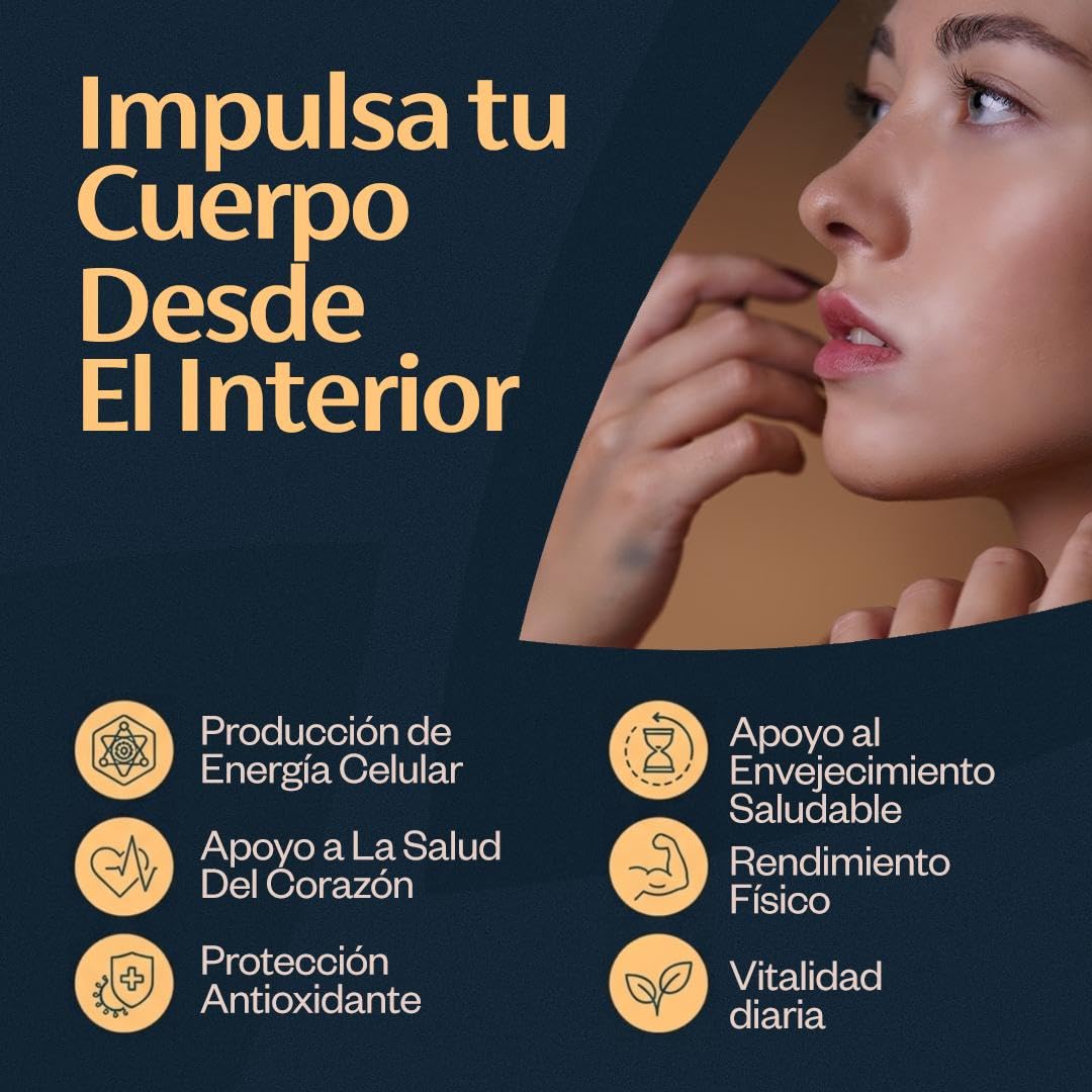 Longévitas Ubiquinol Kaneka CoQ10, Alta Absorción, 2 Meses (60 Cápsulas) | Forma activa y reducida de CoQ10, Tecnología Kaneka patentada, Fabricado en España, 1 cápsula/día