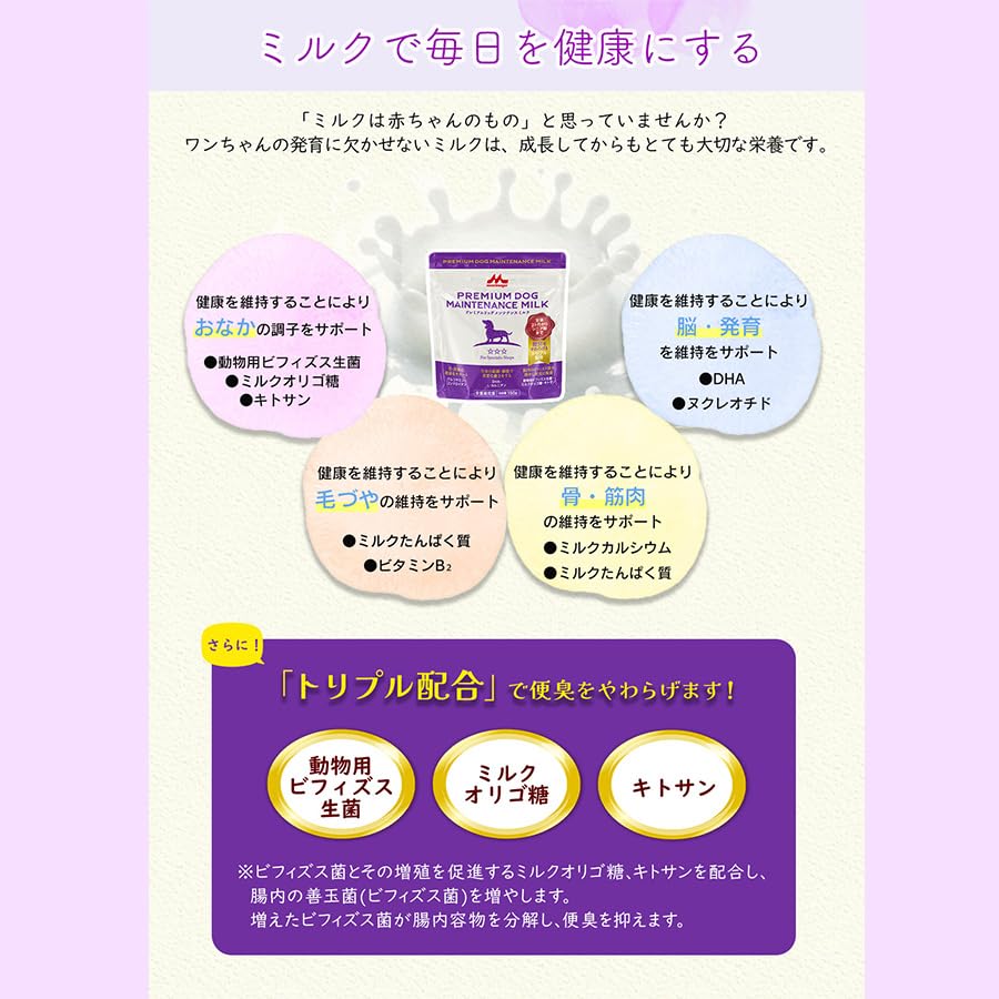 Amazon | 森乳サンワールド プレミアムドッグメンテナンスミルク 150g