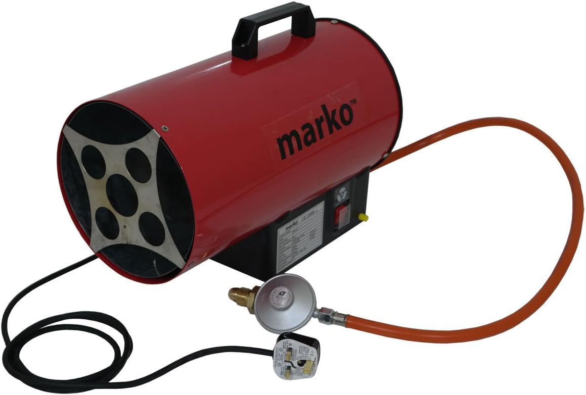 Marko Heating 10KW Propane/LPG Gas Space Heater Electric Fan Assisted