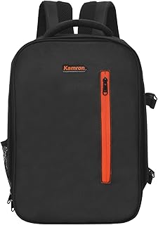 Kamron A51 Backpack Camera Bag with Laptop Compartment for DSLR Camera, Lenses, Tripod Monopod & Other Accessories (Orange) Price In India