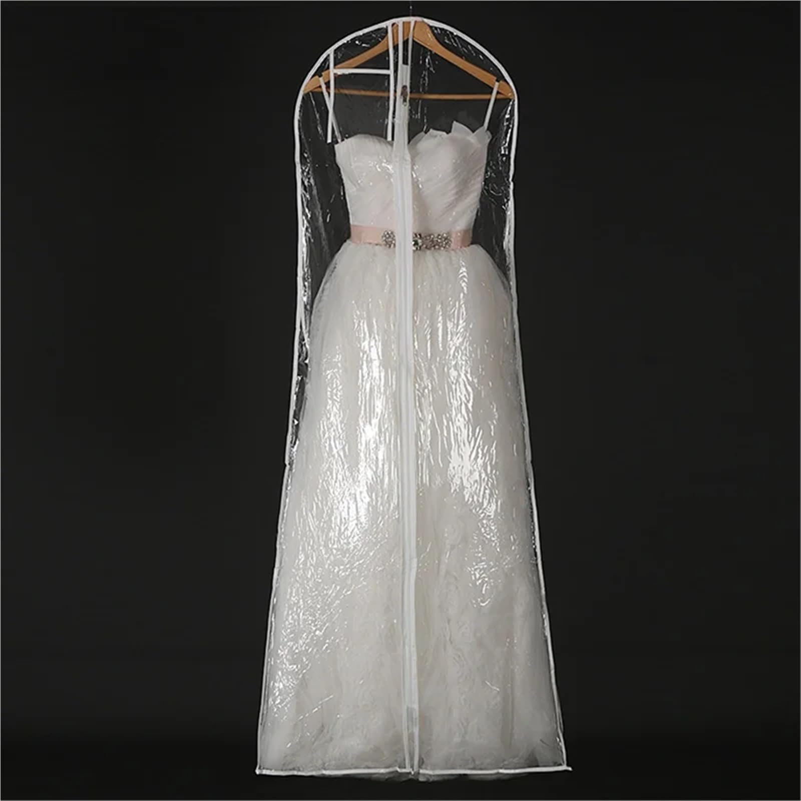 3pcs Transparent Solid For Wedding Dress Cover Extra Large Waterproof Pvc Clothing Garment Bags Para Ropa(1.8M)