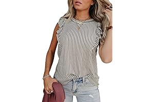 Womens Summer Crewneck Tank Top: A Cute Sleeveless Essential for Your Wardrobe