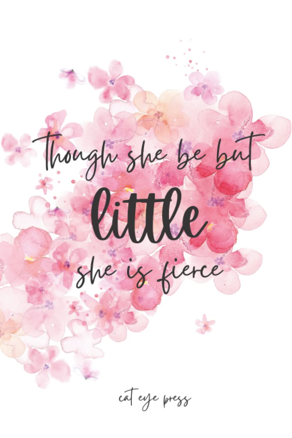 Though she be but little she is fierce: Minimalist weekly monthly planner for women
