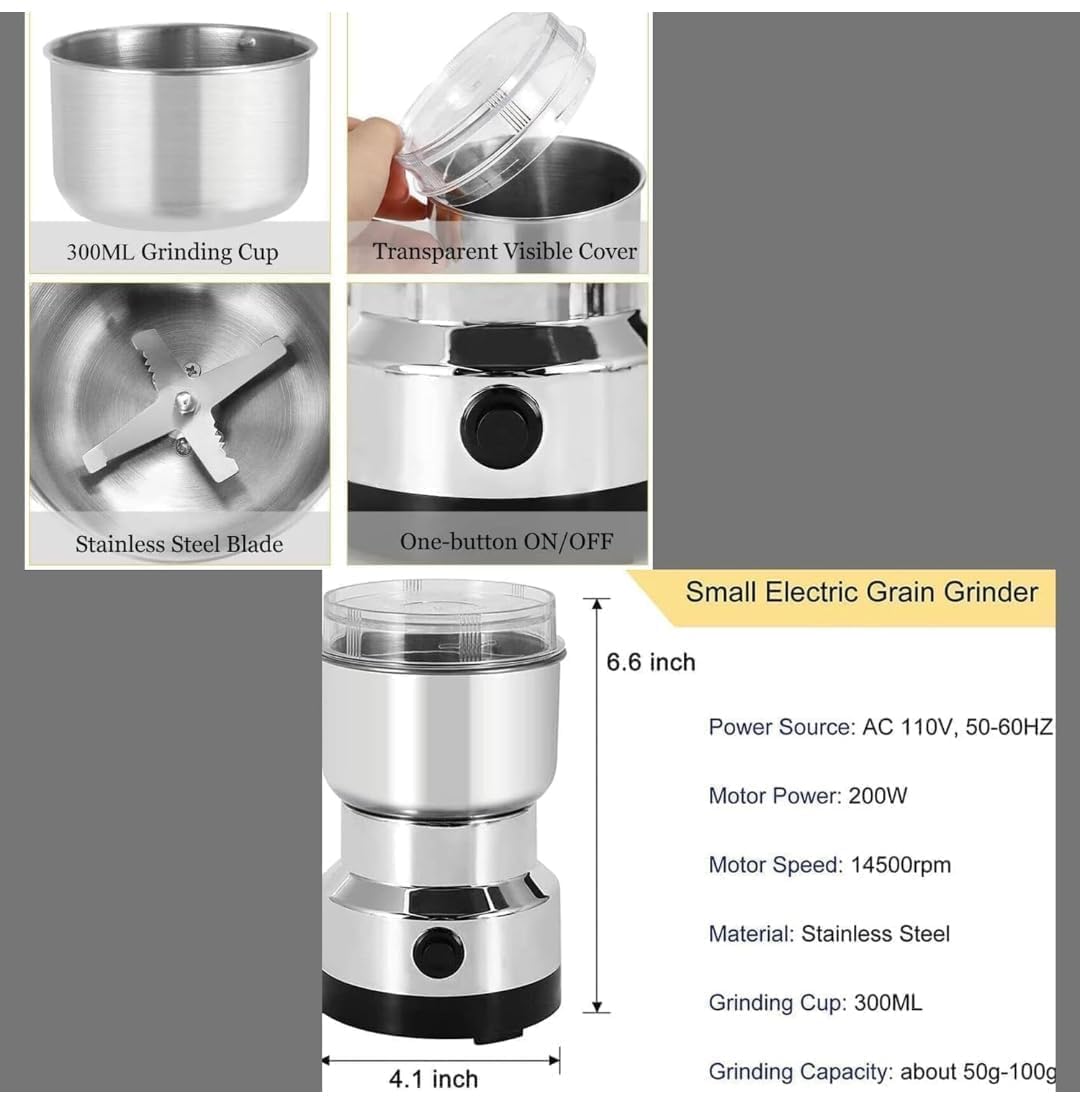 DHRIYA Nima Grinder: Coffee & Spice Multi-Function Grinder -6 DHRIYA Nima Grinder: Coffee & Spice Multi-Function Grinder -6