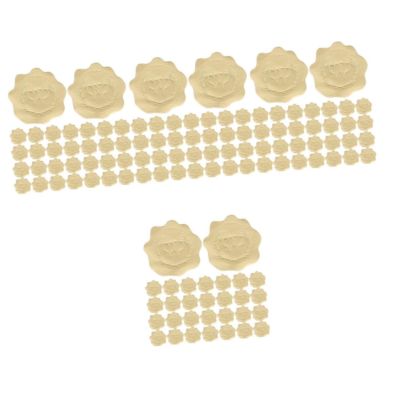 NUOBESTY 20fogli Adesivi Decorativi Per Buste e Regali Etichette Adesive Per Sealing Stickers Perfetti Per Matrimoni e Feste Di Compleanno