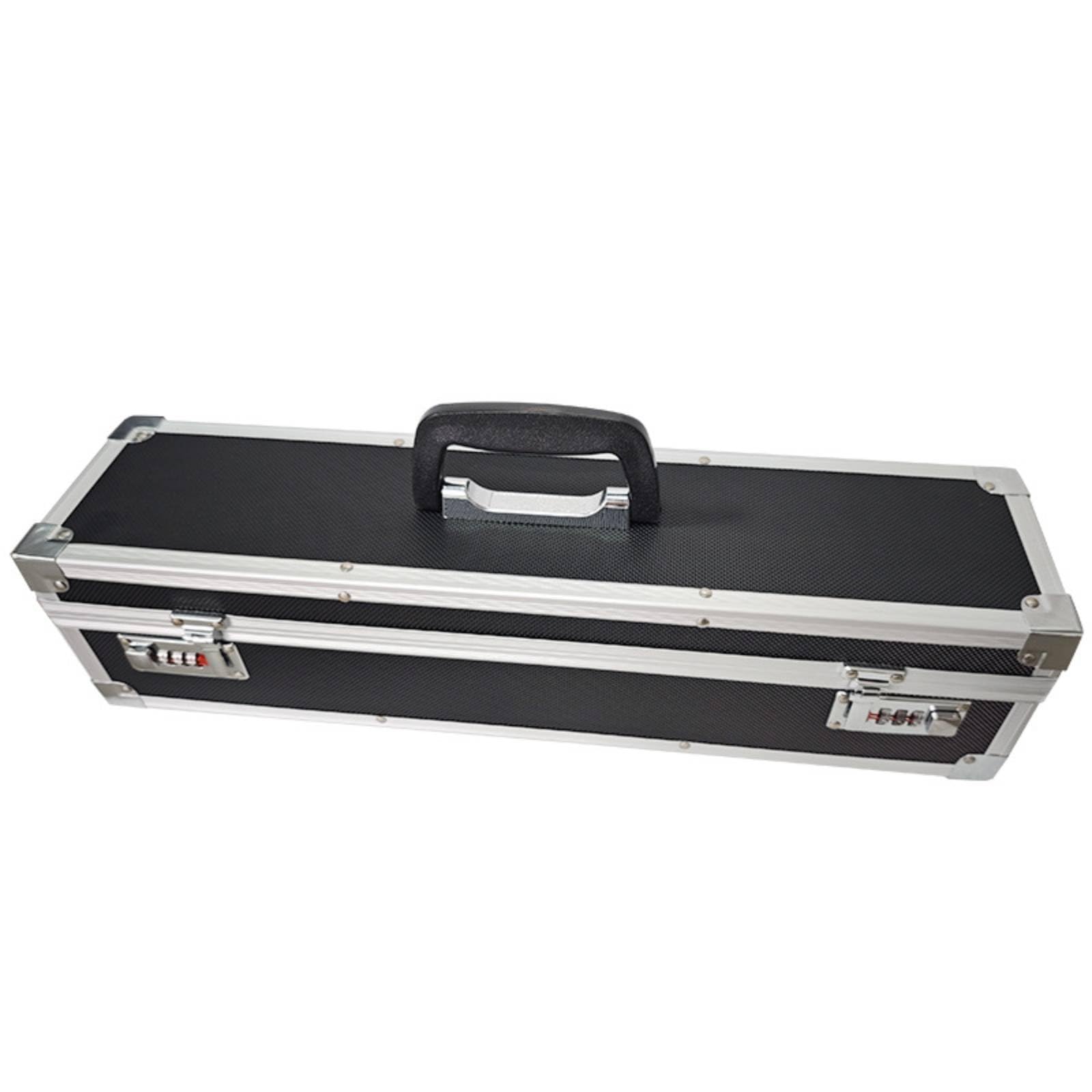 Gralara Valigetta Attrezzi Portatile Cassetta Strumenti Bauletto Organizer con Serratura a in Lega di Alluminio con Struttura Rinforzata E Interno Imbottito Adatta per Officina Cantiere Riparazioni