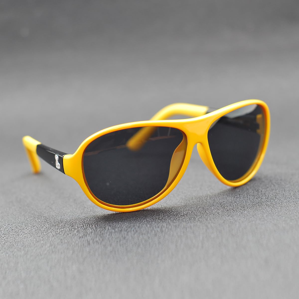 CAALEX Kids Sports Style Polarized Sunglasses Rubber Flexible Frame For Boys And Girls Children Age 4-10