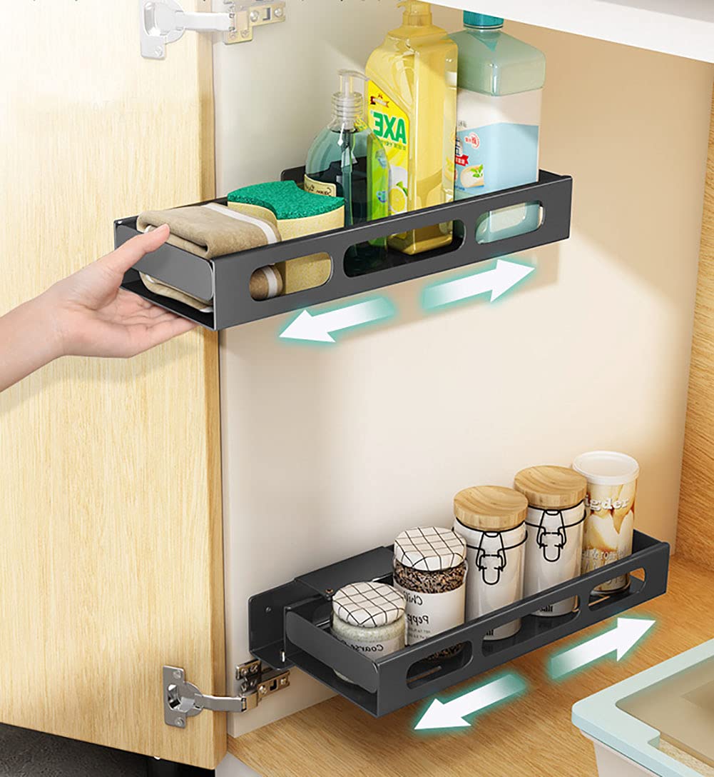 Buy YunNasi 1 Kitchen Pull Out Basket Organisers in Stainless