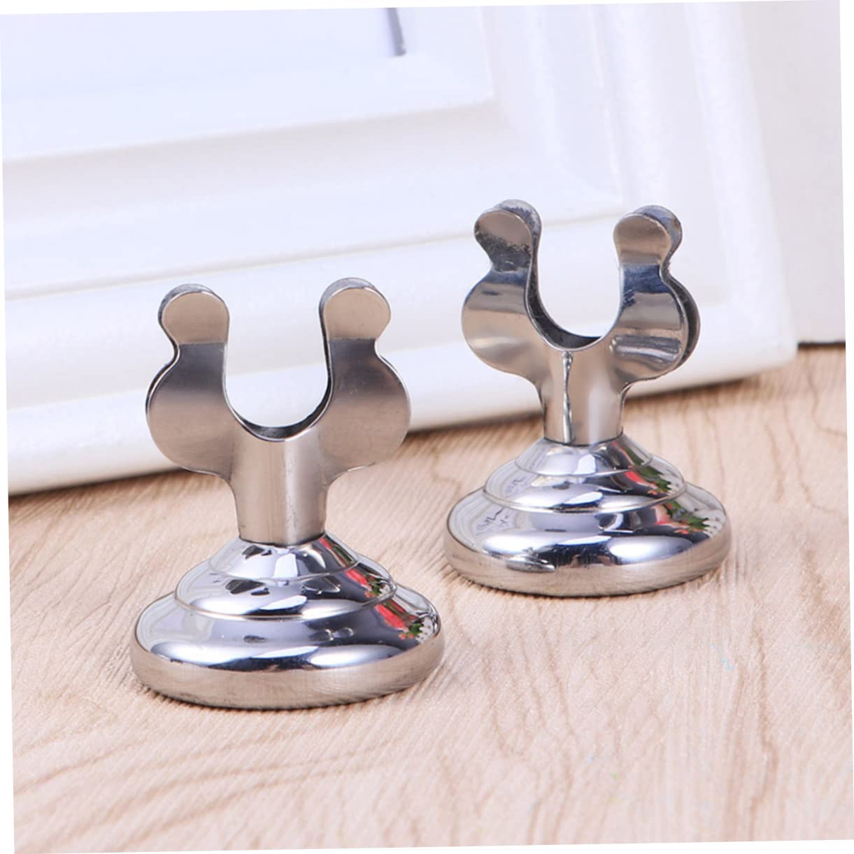 ULTECHNOVO 12piezas Soporte Menú Inoxidable Para Restaurante Elegante y Resistente Para Banquetes y Eventos Diseño Moderno y Funcional Porta Tarjetas y Menús Acero Inoxidable