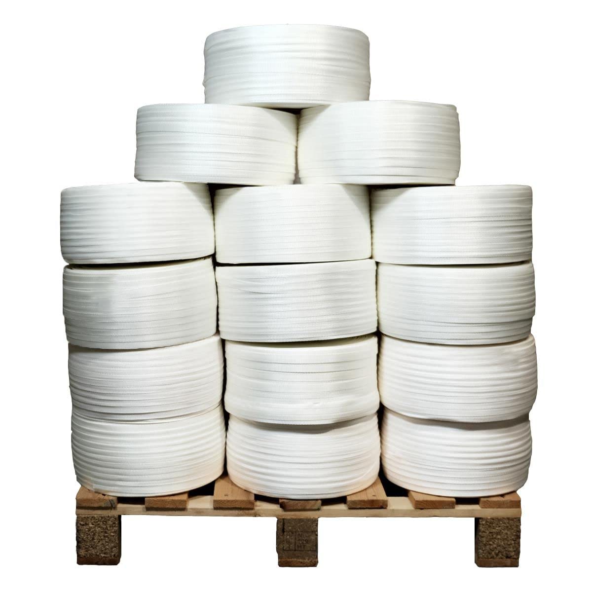TECPLAST Lot de 38 Feuillards de cerclage tressés LFT4 19 mm x 500 m dont 8 OFFERTS - Feuillard Haute Résistance 750kg