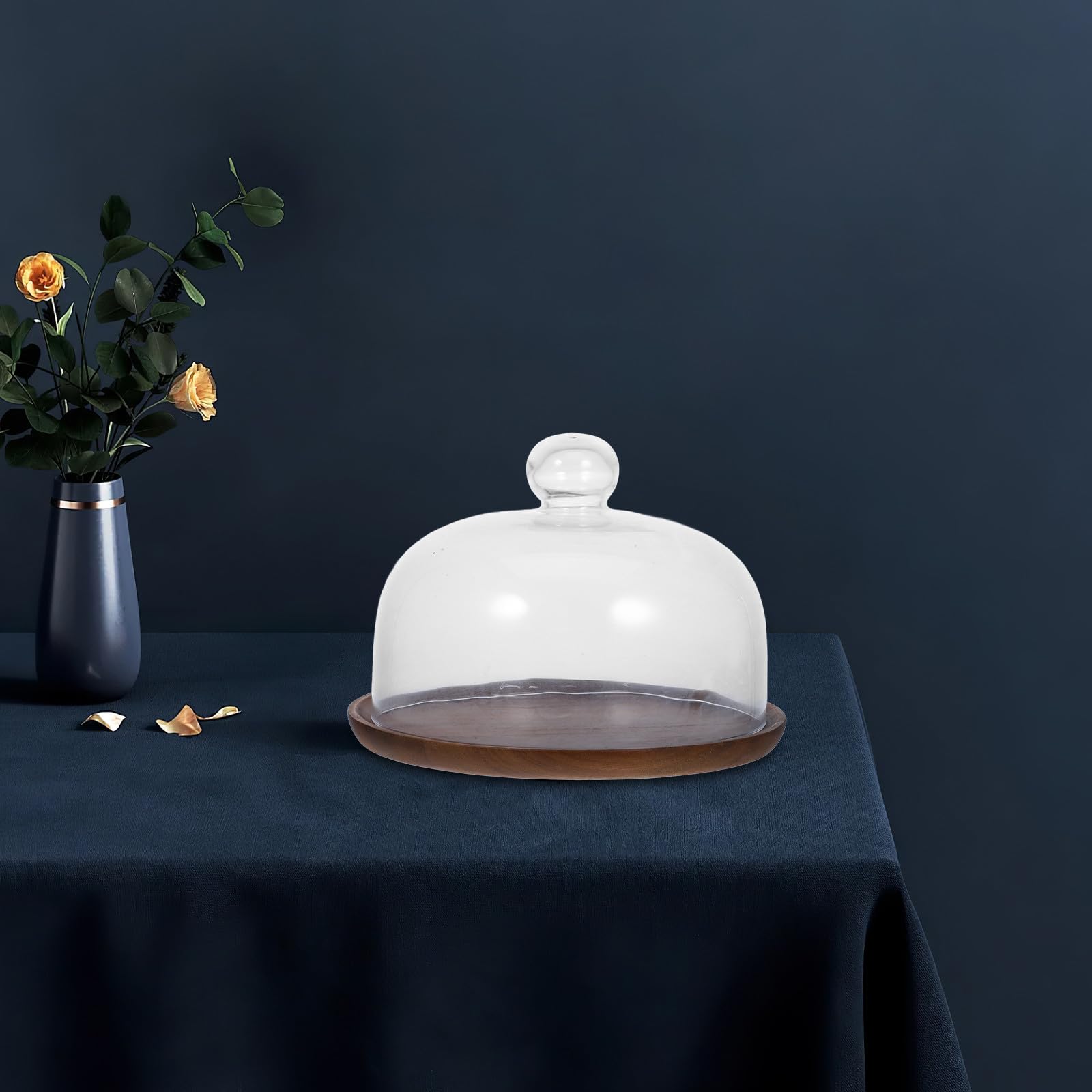 ifundom Expositor de Tartas de Madera Cúpula, para Fiesta y Cumpleaños