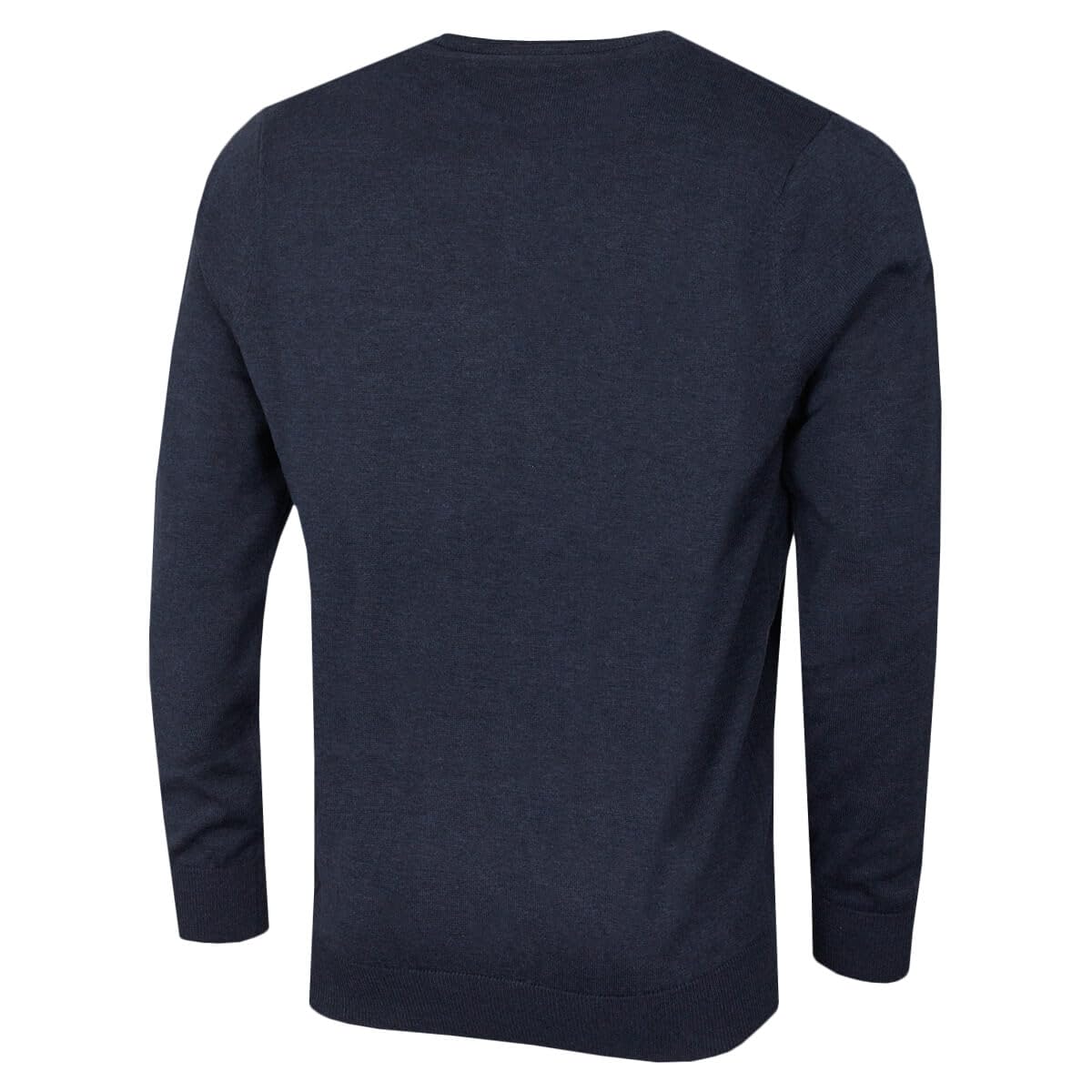 Calvin Klein Maglione Golf Uomo Durevole e Scollo a V - Navy Marl - XXXL