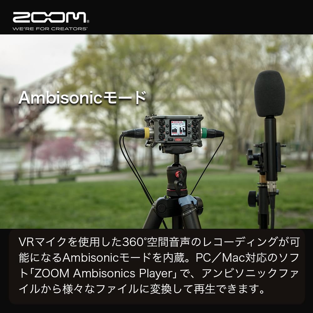 ZOOM F6 32bitフロートレコーダー Bluetoothアダプタ/ケース 32bitフロート録音対応6chフィールドレコーダーZOOMF6 - 株式会社サン