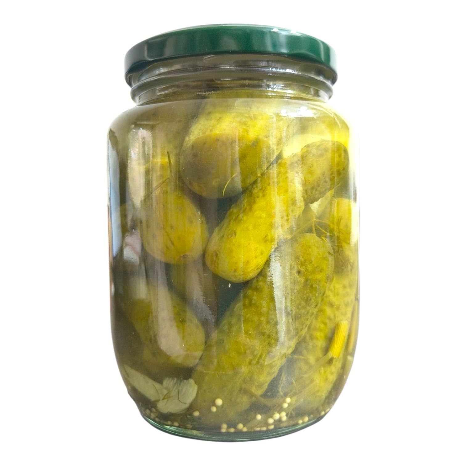 Russian-Style Pickled Cucumbers With Greens In Toast Dressing 540ml | Crunchy & Tangy Cucumber Pickles | Traditional Middle Eastern Taste 2