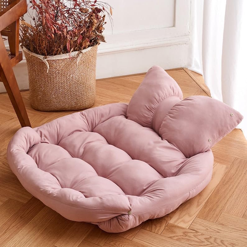 ROYALS RORE Dog Bed Soft Machine Washable Reversible Dog Bed for Small | Medium | Large | Extra Large | XL | L | XXL | XXXL | Cats | Puppy | Pet | Dog Beds (Pink) (4XL) (B0CY2K38RP) Amazon Price History, Amazon Price Tracker