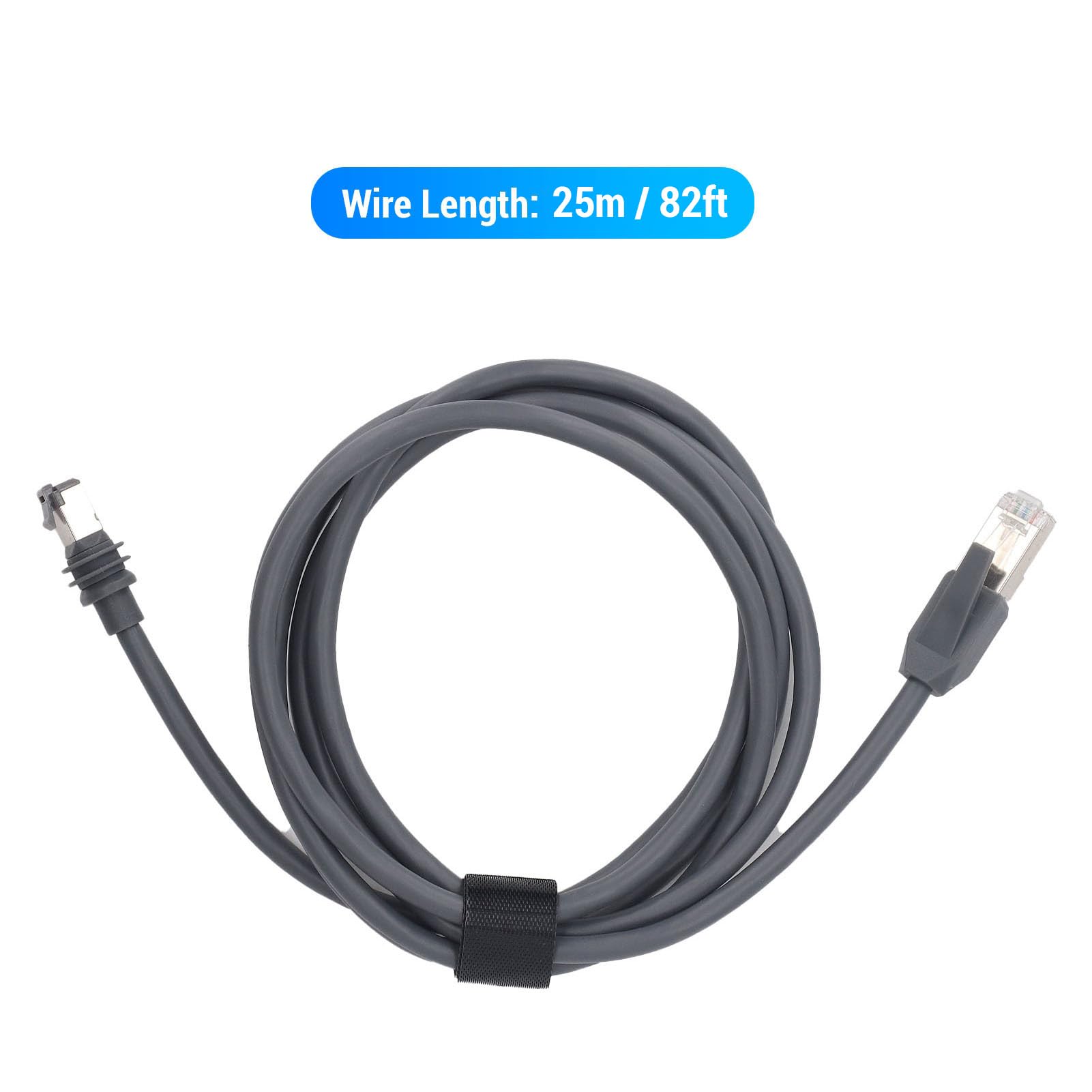 Câble RJ45 Antenne en Cuivre PVC vers Câble RJ45 82 Pieds 26AWG 1200mbps T568B Câblage pour Antenne Gen 3 Configuration et Utilisation de Remplacement du Réseau Domestique