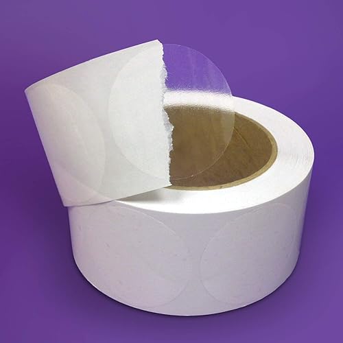 El paquete transparente al por menor sella 15 pulgadas el paquete de oblea circular redonda sella calcomaníasetiquetas 1000 por rollo El paquete transparente al por menor sella 15 pulgadas el paquete de oblea circular redonda sella calcomaníasetiquetas 1000 por rollo