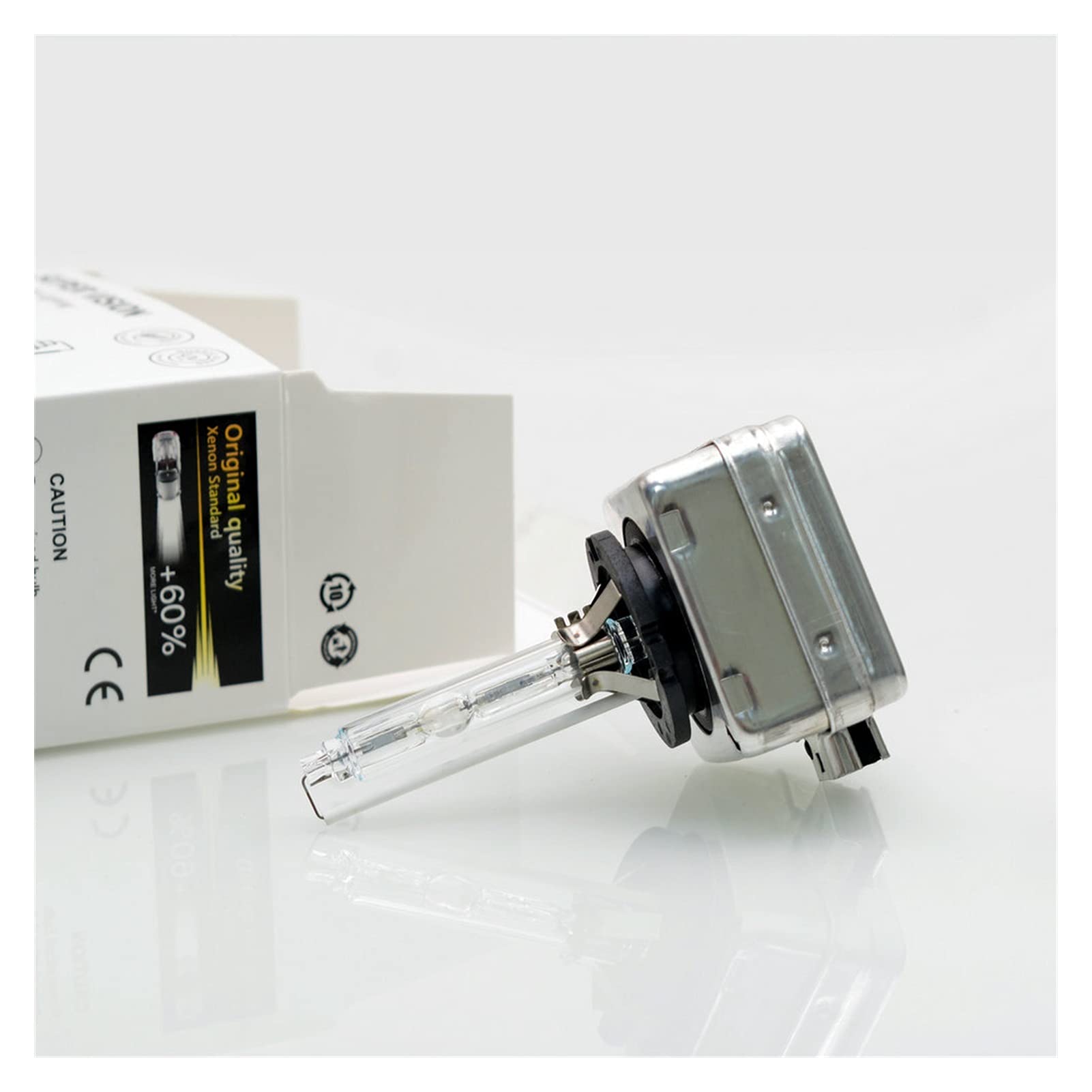 Żarówka ledowa 2x Hid Bulb CBI HID Xenon Reflektor Lampa D1 D2 D3 D4 D1R D2R D1S D2S D3S D4S D4R Reflektor światła 4300k 6000K 8000K (Color : Crystal Blue, Size : D1S)