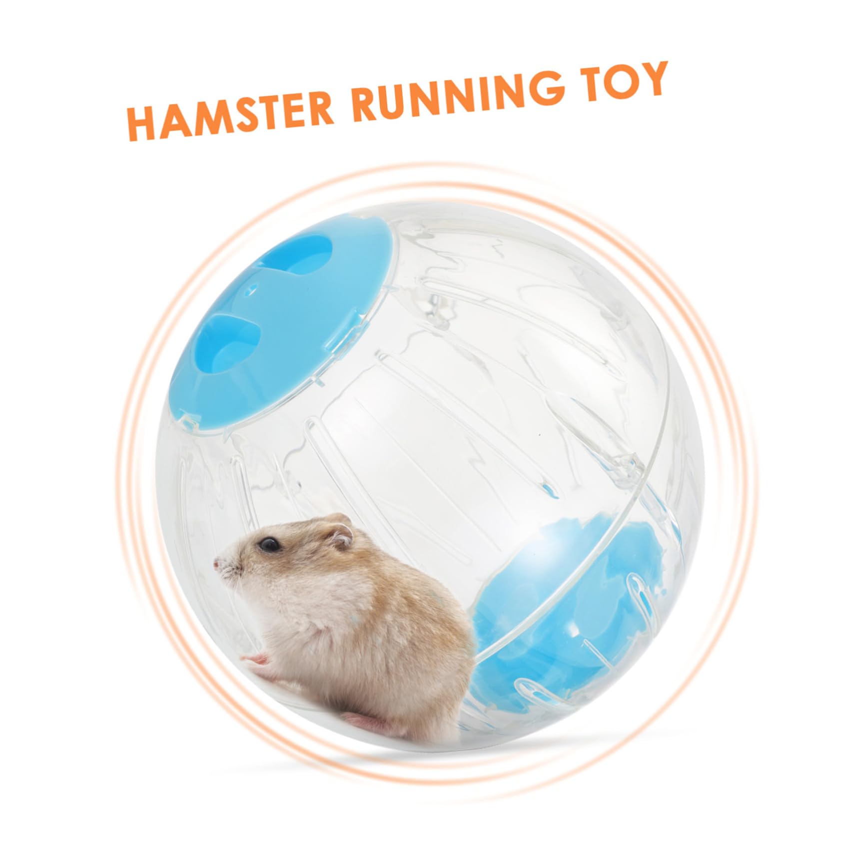 BESTonZON Hamster Laufball Transparente Trainingskugel für Hamster und Sicheres Haustiersportspielzeug für Interaktion und Fitness zu Reinigen Langlebig