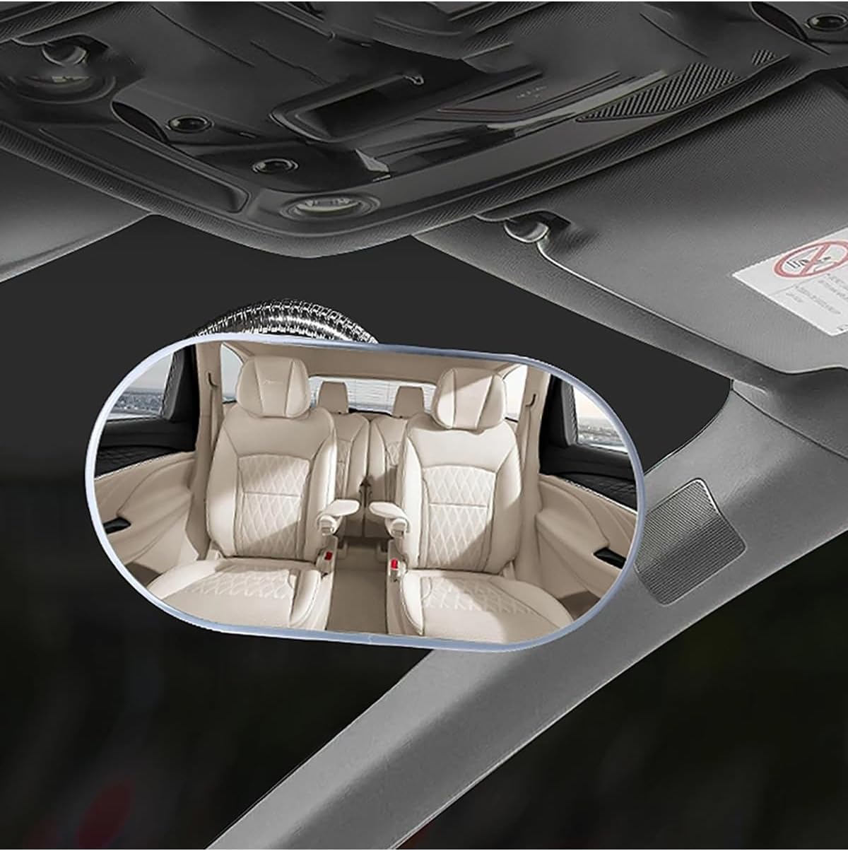 Rear View Mirror Car Rear Seat Rearview Mirror Car Interior Mirror Suction Cup 360 Degrees Rotatable Adjustable Wide View Mirror Car Rearview Mirror