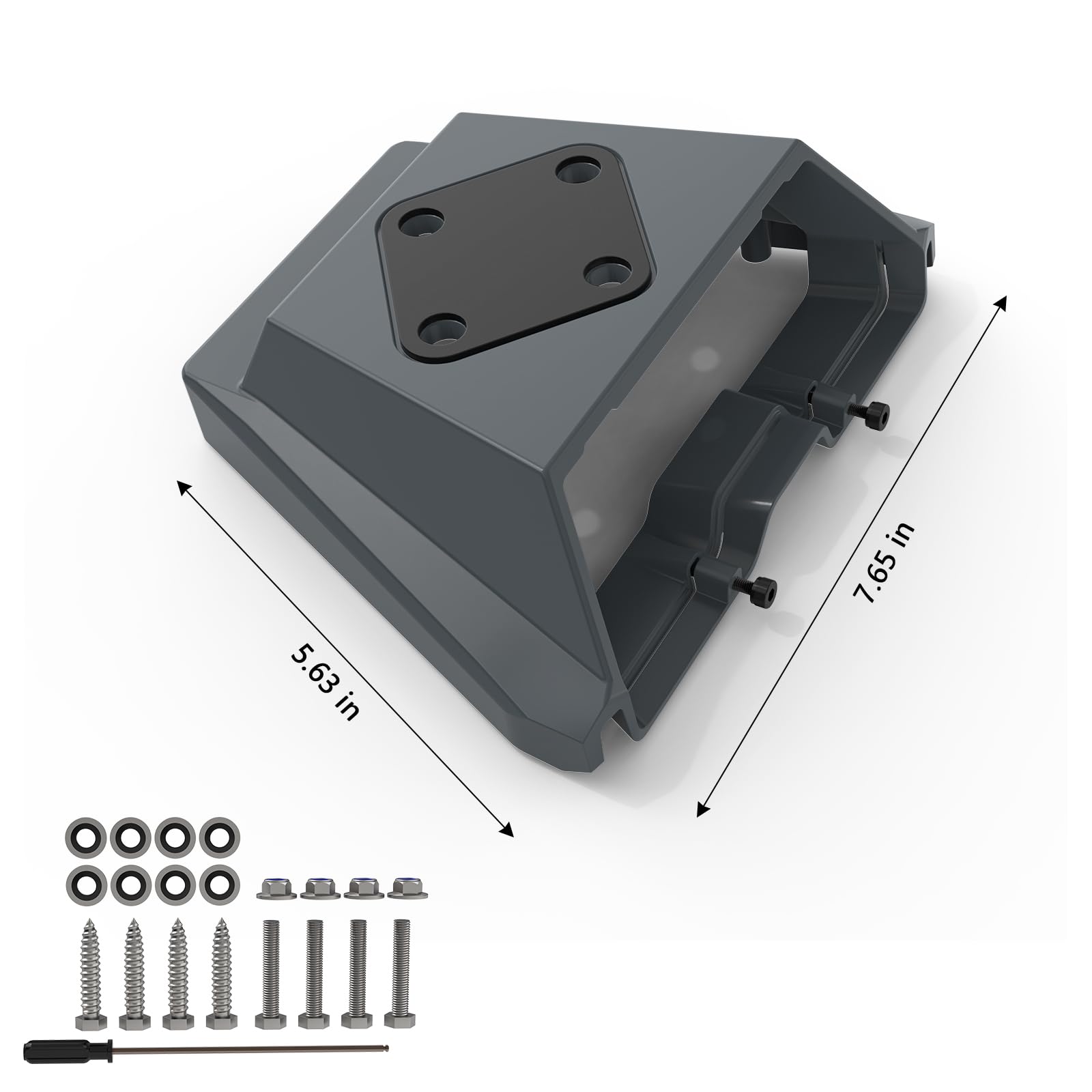 HOLACA Soporte adaptador de tubo compatible con Starlink Gen 3 (Starlink Gen 3 no incluido), montaje universal de pared/techo/coche, estable y resistente a la intemperie