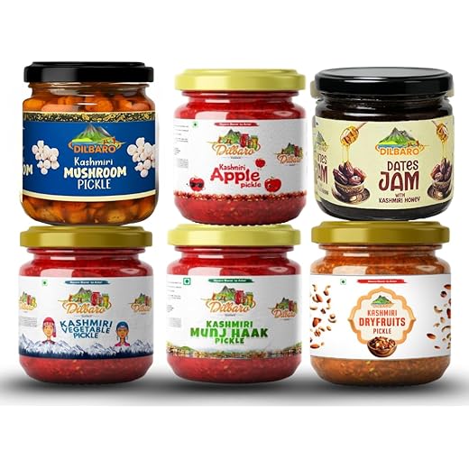 Dilbaro Kashmiri Combo Pack - 6 Varieties - 125g
