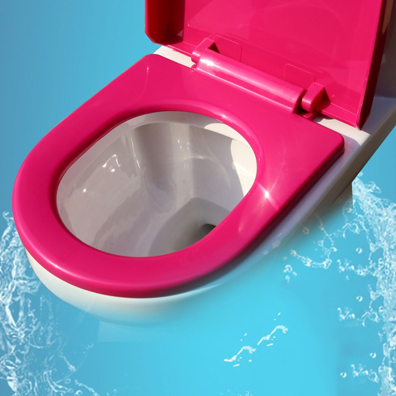 Soft-Close deska sedesowa szybko zwalniana pokrywa WC łatwa instalacja pokrywa muszli klozetowej róża czerwona i stylowa aktualizacja łazienki