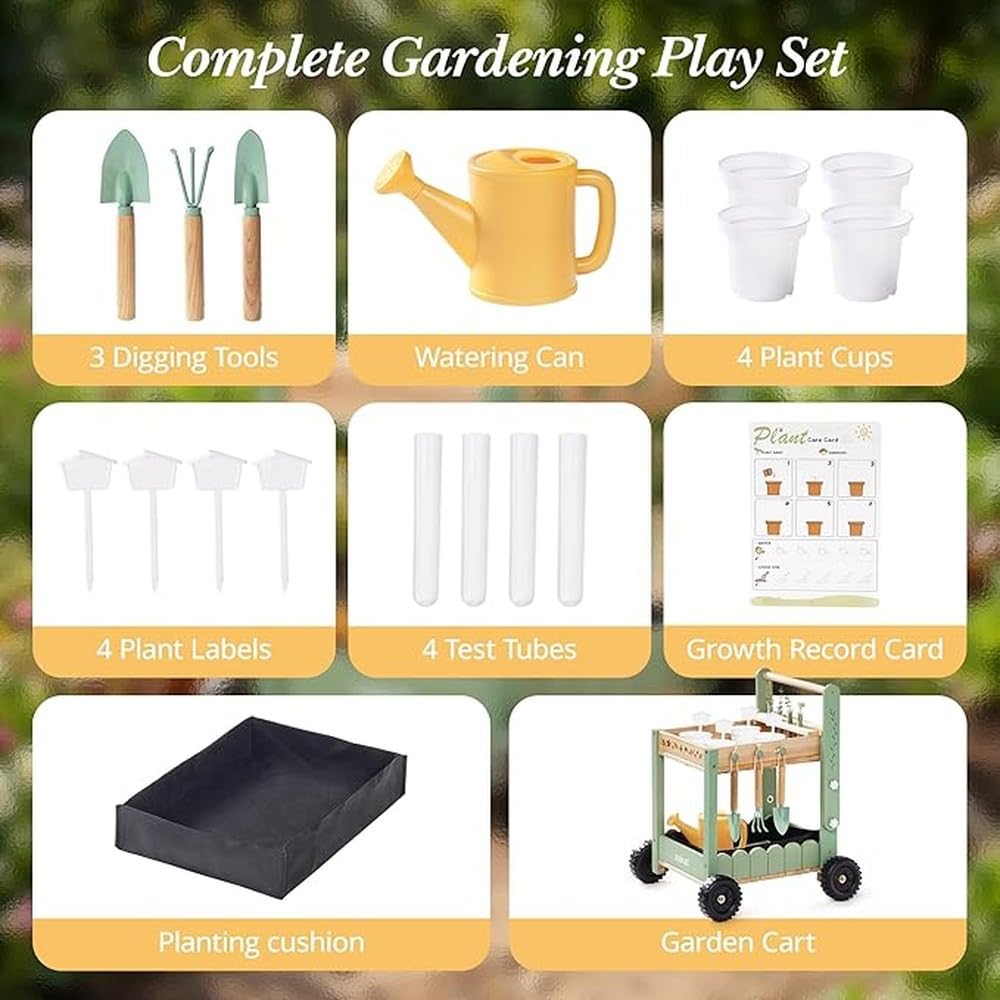 Il set da giardinaggio per bambini offre diversi modi per scoprire