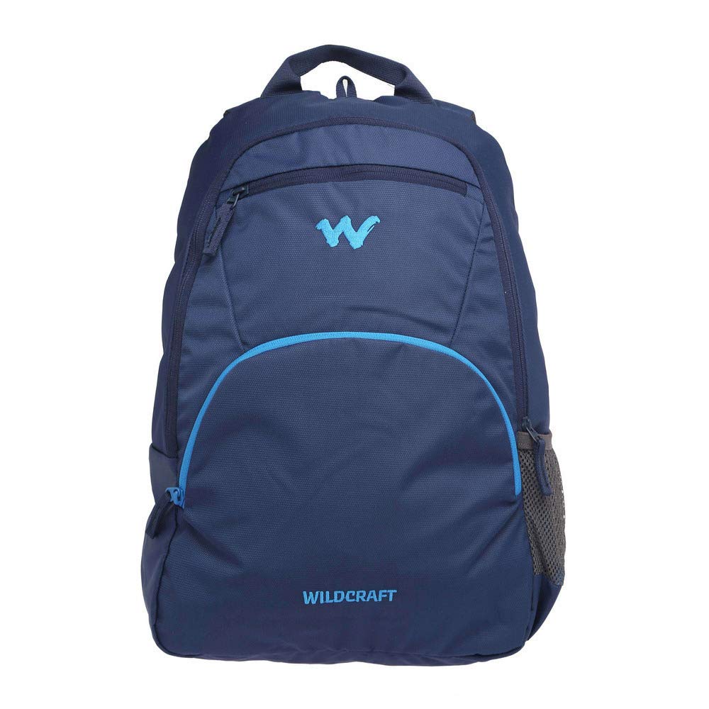 Unisex 1 Compartment Zip Closure Backpacks (Blue_Free Size)-image-8