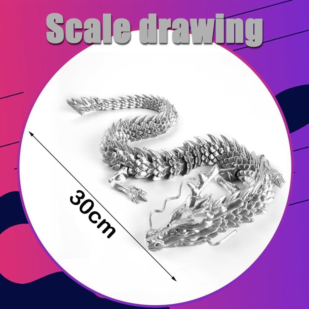 Œufs de dragon magiques imprimés en 3D avec dragon articulé