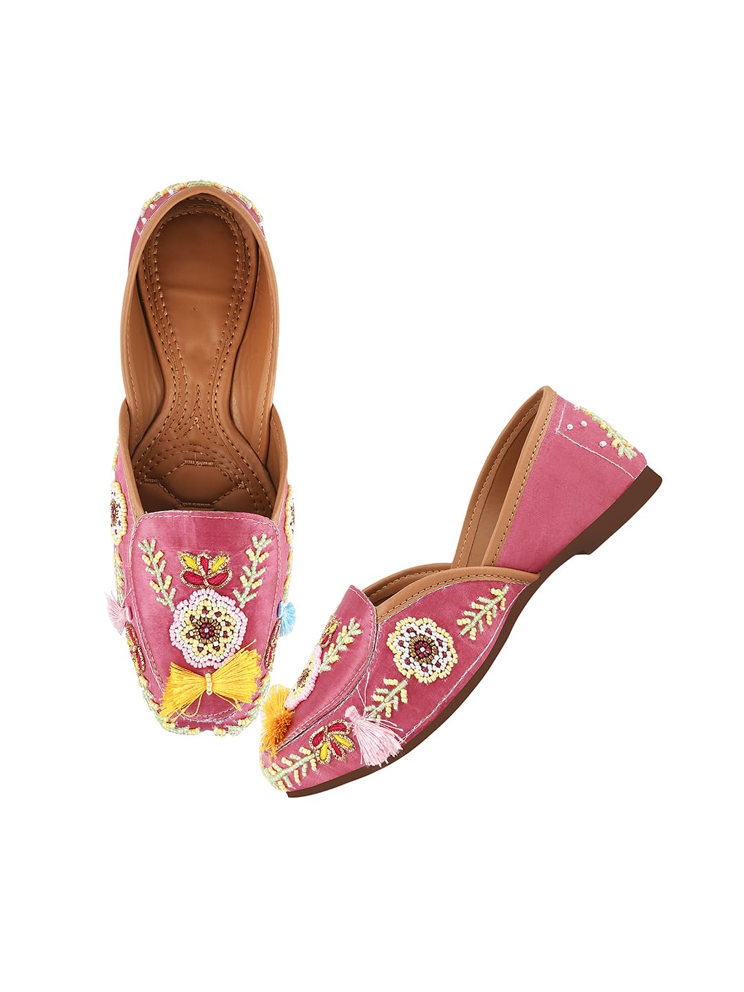 silverarrow Traditional Style, Modern Comfort Jutti Comfortable Flat Fancy Bellies for Womens and Girls-picture-39